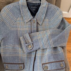 Pendleton Blue and Tan Checkered Jacket